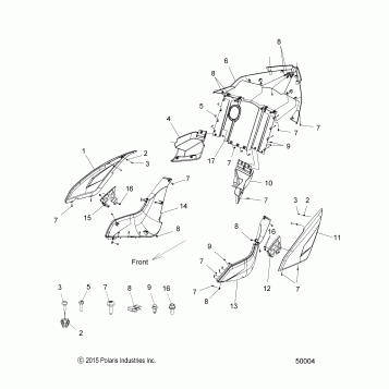 BODY, REAR ASM., LOWER - T16AAS/AAP ALL OPTIONS (500004)