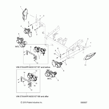 ELECTRICAL, FORWARD LIGHTING - T16AAS/AAP ALL OPTIONS (500007)