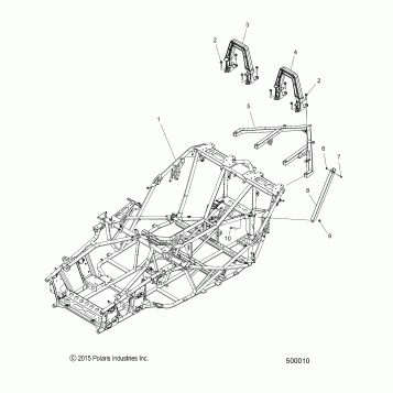 CHASSIS, MAIN, and REAR ASM. - T16AAS/AAP ALL OPTIONS (500010)