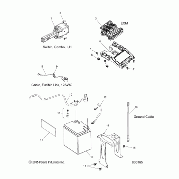 ELECTRICAL, COMPONENTS 2 - T16AAS/AAP ALL OPTIONS (500011)