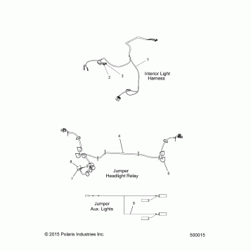 ELECTRICAL, WIRE HARNESS 2 - T16AAS/AAP ALL OPTIONS (500015)