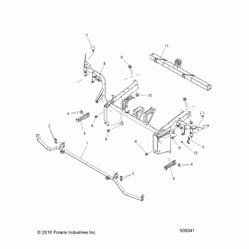 CHASSIS, FRONT FRAME ASM. - T17AAPF/AARF/AASF ALL OPTIONS (500041)