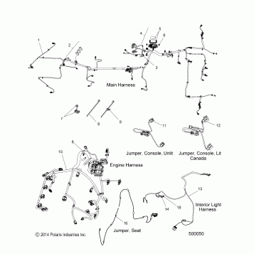 ELECTRICAL, WIRE HARNESS - T17AAPF/AARF/AASF ALL OPTIONS (500050)