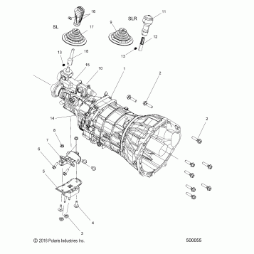 DRIVE TRAIN, TRANSMISSION - T17AAPF/AARF/AASF ALL OPTIONS (500055)