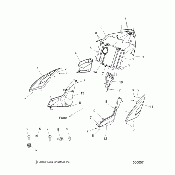 BODY, REAR ASM., LOWER - T19AAPF/AARF/AASF ALL OPTIONS (500057)