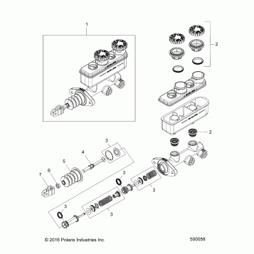 BRAKES, MASTER CYLINDER ASM. - T23AASGD/HD/TGD/HD (500058)