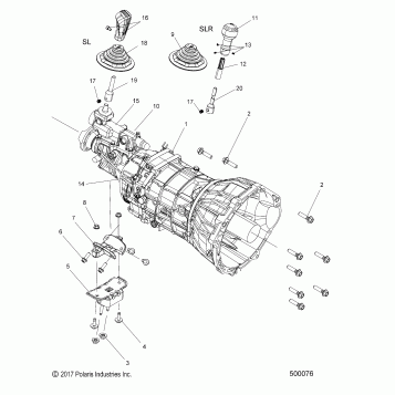 DRIVE TRAIN, TRANSMISSION - T18AAPF/AARF/AASF ALL OPTIONS (500055)