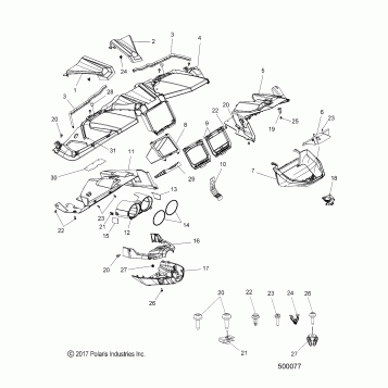 BODY, DASH ASM. - T18AAPF/AARF/AASF ALL OPTIONS (500077)