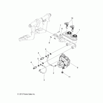 BRAKES, MASTER CYLINDER and ABS MODULE - T16AAS/AAP ALL OPTIONS (49SLINGSHOTBRAKEMC14SLING)