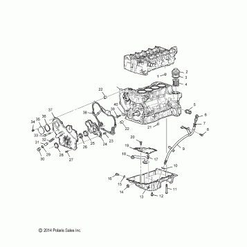 ENGINE, OIL PUMP, PAN, AND RELATED PARTS - T16AAS/AAP ALL OPTIONS (49SLINGSHOTOILPUMP14SLING)