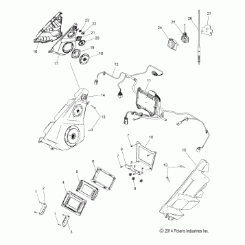 ELECTRICAL, SOUND SYSTEM (PREMIUM CHASSIS) - T16AAP ALL OPTIONS (49SLINGSHOTSOUND14SLING)