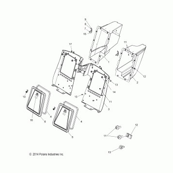 BODY, STORAGE COMPARTMENTS, REAR - T16AAS/AAP ALL OPTIONS (49SLINGSHOTSTORAGE14SLING)