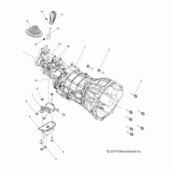 DRIVE TRAIN, TRANSMISSION - T16AAS/AAP ALL OPTIONS (49SLINGSHOTTRANS14SLING)