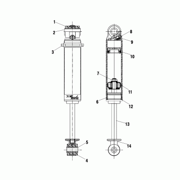 SHOCK (FRONT TRACK) - S02NK7CS(A)/S02NL7CS/S02NK8CS(A)/S02NL8CS(A)/S02NM8CS (4900010001S02)
