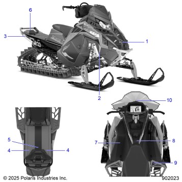 BODY, DECALS -  S26TFG8MSB/8MSC (903023)