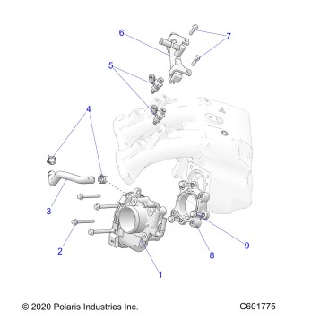 FUEL SYSTEM, THROTTLE BODY/FUEL RAIL - S23TKP9FS (C601775)