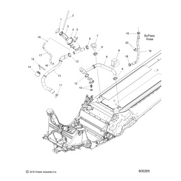 ENGINE, COOLING SYSTEM - S17EFK6 ALL OPTIONS (600265)