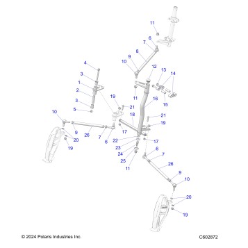 STEERING, LOWER - S26TFM9BSB/9BSC (C602872)