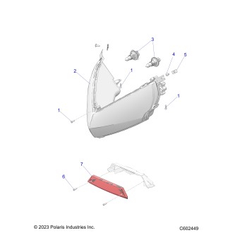 ELECTRICAL, HEADLIGHT and TAILLIGHT - S25CED5TSL (C602449)