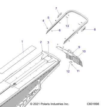 BODY, BUMPER, REAR - S25TLP6RS (C601898)