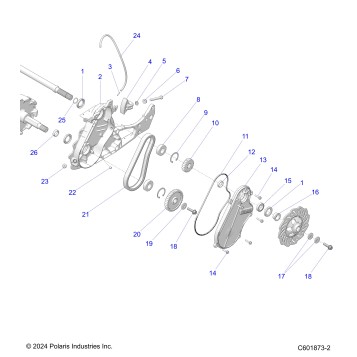 DRIVE TRAIN, CHAINCASE - S26TLF6RSL (C601873-2)