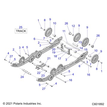 SUSPENSION, REAR - S22TDL6KSA (C601892)