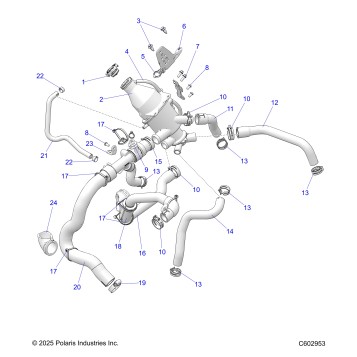 ENGINE, COOLING SYSTEM - S25TDL6LSA (C602953)