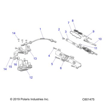 ENGINE, EXHAUST VALVE ASM. AND ACTUATOR - S23TKV8RS (C601475)