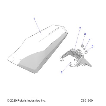 BODY, SEAT ASM. - S23TKV8RS (C601600)