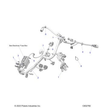 ELECTRICAL, WIRE HARNESS, MAIN - S25TLP6RS (C602760)