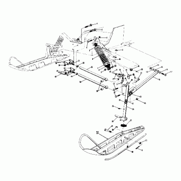 Front Suspension and Ski (Trail, 400, 600) (4909500950011A)