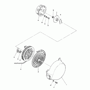 Recoil Starter (600 and 600 SE) (4909500950041A)