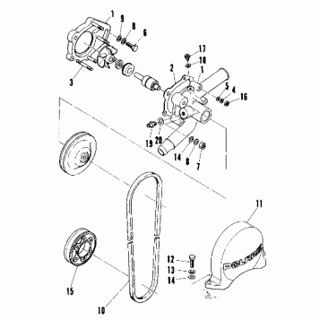 Water Pump (600 and 600 SE) (4909500950043A)