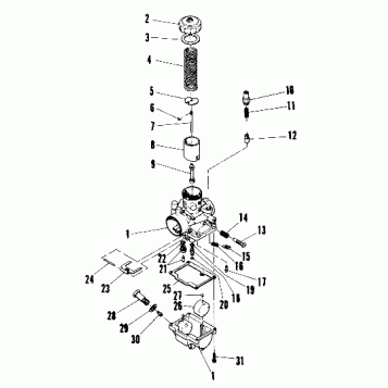 Carburetor (Trail) (4909500950047A)