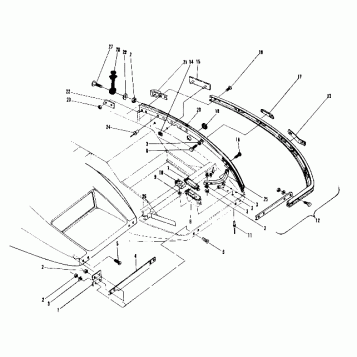 Bumper and Hinge (4909520952004A)