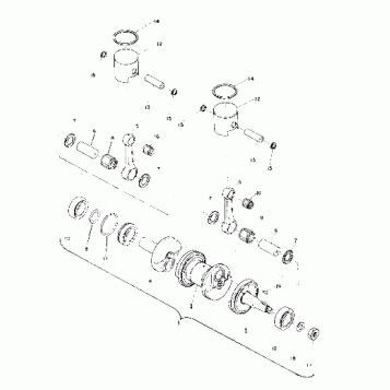 Piston and Crankshaft (4909520952018A)