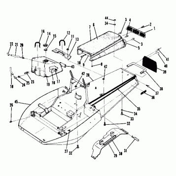 Chassis and Seat (Star) (4909540954001A)