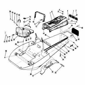 Chassis and Seat (SS) (4909540954002A)