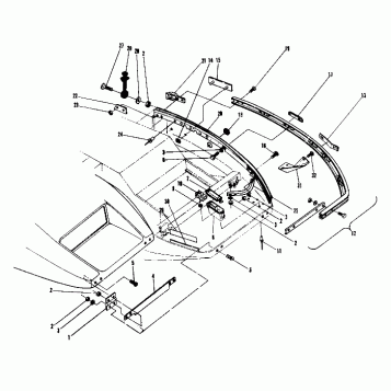 Bumper and Hinge (4909540954004A)