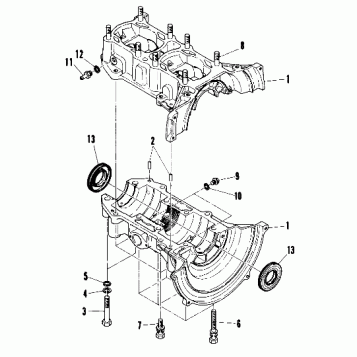 Crankcase (SS) (4909540954020A)
