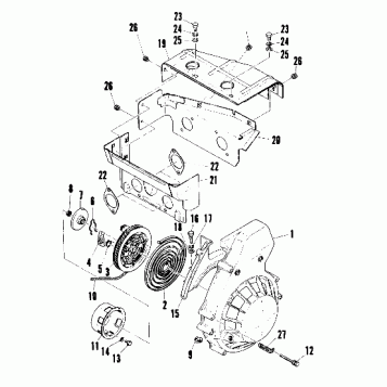 Recoil Starter and Blower Housing (SS) (4909540954028A)