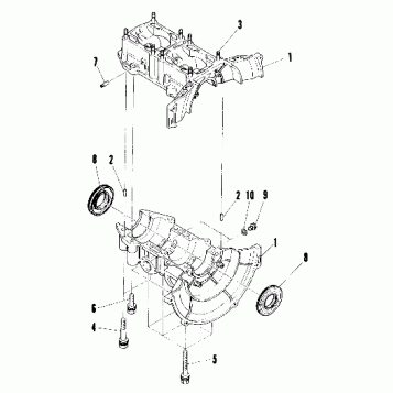 Crankcase (4909550955015A)