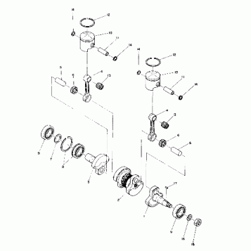 Piston and Crankshaft (4909550955017A)
