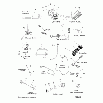 ELECTRICAL, SWITCHES, SENSORS and COMPONENTS - S23TDH6RS (602270)