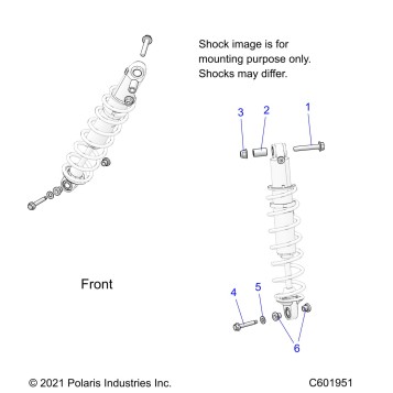 SUSPENSION, IFS SHOCKS MNTG. - S23TFM8MS (C601951)
