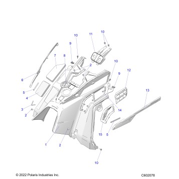BODY, CONSOLE - S23TKP9FS (C602078)
