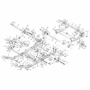 Suspension Main Assembly No. 1540548 Extension Assembly No. 1540549 (4910931093017A)