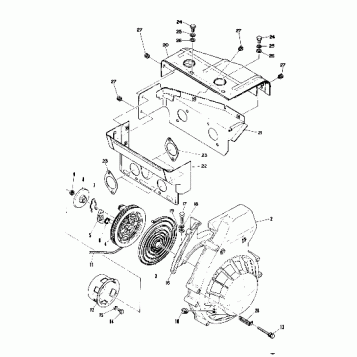 Recoil Starter and Blower Housing (4910931093024A)