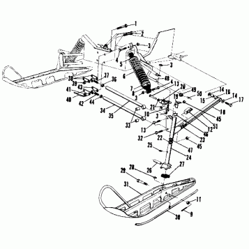 Front Suspension and Ski (Trail, 400, 600) (4910941094009A)