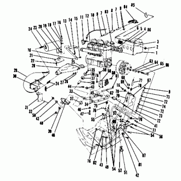 Engine Mounting (600 and 600 LE) (4910941094023A)